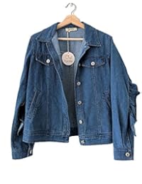 Poète Cazadora vaquera azul volante espalda y mangas (l)