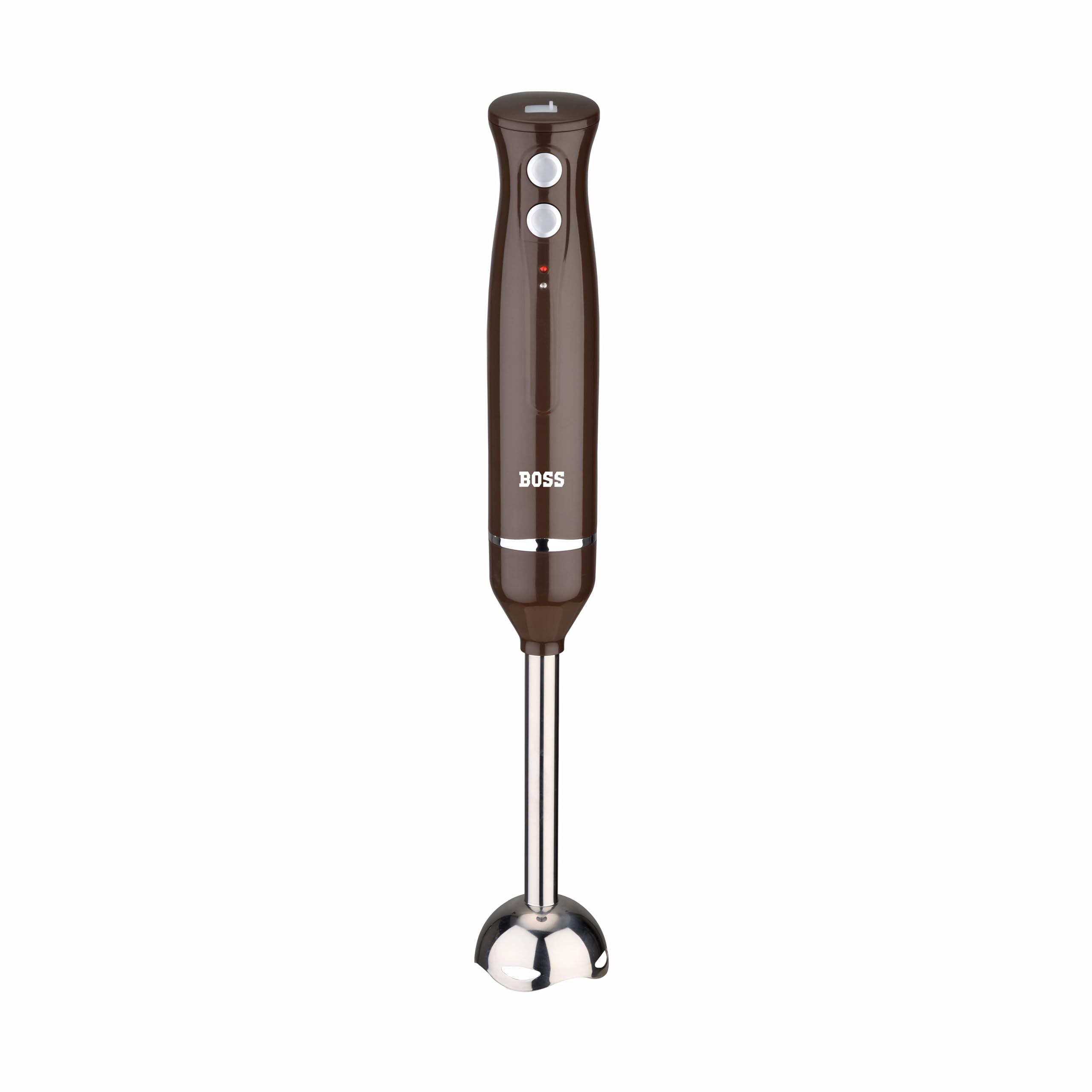 BOSS Zest Cordless Hand Blender | 150-Watts | Rechargeable With Multifunctional Blade | Detachable Shaft | Next-GEN, Brown
