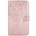 Produktbild Forhouse Hülle Samsung Galaxy Tab A 7.0 T280, PU Ledertasche Flip Magnet Etui Mit Standfunktion Ultra Schlanke stoßfest Schutzhülle für Samsung Galaxy Tab A 7.0 T280 (Rosegold)