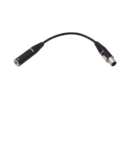 thumbnail interactive-video image 1 of Cable Mini XLR 3 Naar 4 Pin To Connect Preamp And Transmitter - SD Systems Instrument Microphones 1 of 13