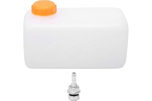 AKOZON Plastikowy Zbiornik Paliwa, 5,5 L Plastikowy Zbiornik Paliwa Zbiornik Benzyny o Dużej Pojemności Zbiornik do Samochodu Ciężarówka Statek Lotnictwo Ogrzewanie Postojowe Box