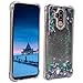 Produktbild Huawei Mate 20 Lite Glitzer Hülle, ToMoYi Handy Hülle Luxus Niedlich Flüssig Treibsand Quicksand Transparent Silikon Weich TPU Bumper mit Anti-Drop Schutzhülle Liquid Case für Huawei Mate 20 Lite