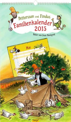 Pettersson und Findus Familienkalender 2015
