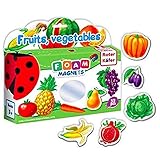 imanes nevera bebe amazon Revolverización del bebé EL IMANES SE DESARROLLA: la motricidad fina, la memoria, inspira la imaginación del niño, extiende la palabra. ¡Tu niño aprenderá sobre 32 frutas y verduras diferentes! Los imanes de nevera para niños es uno de los juguetes educativos preescolares más útiles.