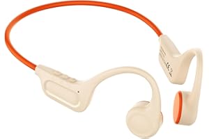 MONODEAL Knochenschall Kopfhörer Bluetooth 5.3 Open-Ear Kopfhörer, Typ-C Ladeanschluss, IPX6 wasserdichte Bone Conduction Headphones Zum Joggen, Radfahren, Fitness