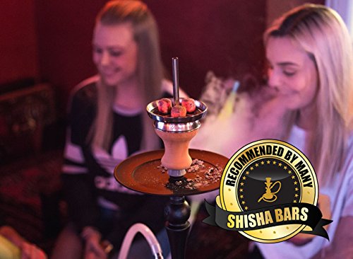 YIME Shisha Schlauch Silikon set incl. Mundstücke I Komplettset I Matt-Schwarz - 5