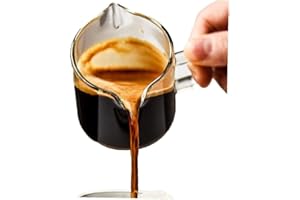 Nicetruc 4 oz de Cristal Creamer, Jarra de Leche, vertedor, Lanzador Jarro, Cerámica Regalo de Bienvenida para los Amantes del té de café