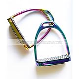 12cm Hitch Super Rainbow REGENBOGEN Sicherheitssteigbügel Stainless Steel Stirrups