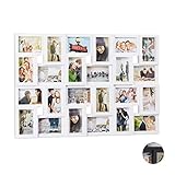 Flexibel: Der schicke Fotorahmen kann in Hochformat oder Querformat an der Wand aufgehängt werden