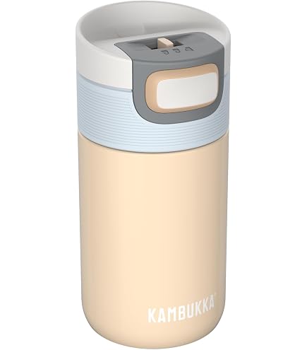 Gourde Isotherme Kambukka Etna Grip - 500ml - Étanche - Couvercle 3 En 1