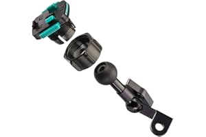 Ultimateaddons Motorcycle Mirror V2 8-10mm Bike Mount with 3 Prong Attachment