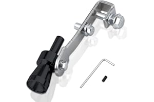 MAOZHOU Car Turbo Whistle,Black Car Exhaust Pipe Turbo Sounder, Aluminum Car Turbo Pipe Muffler,Sound Simulator Whistle for All Vehicles Models - S