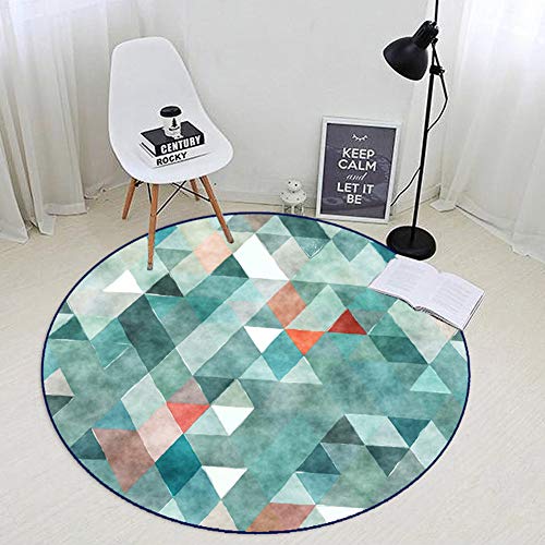 Preisvergleich Produktbild KIMSAI Runder Garderoben-Teppich-Wohnzimmer-Schlafz... Moderner Computer-Stuhl-Hängende Korb-Matte 120 * 120Cm,C