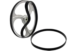 GLOBALHUT Banda de goma para sierra de cinta, 2 unidades, banda de goma antideslizante y antirruido para anillo para sierra de cinta, rueda de desplazamiento, goma para carpintería de anillo (para 8 pulgadas)