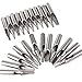 TOOGOO(R) 23 Stainless Steel Tattoo Nozzle Tips for Machine Gun