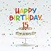 Produktbild Happy Birthday: Beautiful Guest Book for Kids 15. Birthday Party