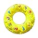 Produktbild Eastlion Nette Doppel Cartoon Blase aufblasbare Schwimmen Ring oder Pool-Schlauch mit unterschiedlicher Größe Anzug für Kinder und Erwachsene verwenden, Durchmesser: 70 cm Gelb