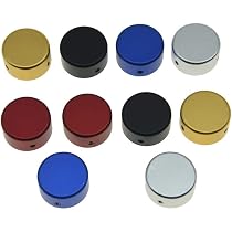 Dopro - Capuchons Aluminium Pour Pédales De Guitare | Lot De 10 Multicolore - Protection Et Déco