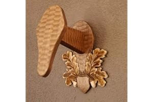 GTK - Geweihe & Trophäen KRUMHOLZ geschnitztes Trophäenbrett in Erdtönen für Mufflon, Muffel, Widder Trophäen, Wandschmuck für Wohnzimmer