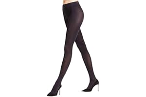 FALKE Mujer Seidenglatt 80 DEN pantimedias opaco grueso caliente liso brillante resistente con cintura confortable y puntera no escalonada fino y suave material 1 pieza