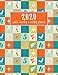Produktbild 2020 Pixel Monthly and Weekly Planner: Mid Century Retro | Yearly Calendar Planner Book  |  | Agenda Logbook  | Academic Business  | Journal  | Color ... 2019 - December 2020 | 13 Month Twenty