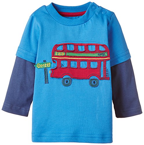 Kite Kids Baby-Boys Bus Polo Shirt, Blue, 18-24 Months