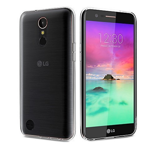 LG K10 2017 Hülle Case, Elekin LG K10 2017 Plus Case silikon Hülle Crystal Clear Premium Durchsichtig Handyhülle Backcover Durchsichtig hülle Transparent Case Schutzhüllen TPU Case für LG K10 2017 - 8