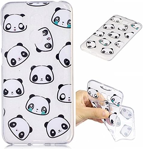 Asus Zenfone 3 Max ZC553KL Case, Asus Zenfone 3 Max ZC553KL Silicone Case, BONROY® Crystal Clear Soft Gel TPU Case Cute Lovely Cartoon Pattern Shockproof Ultra Slim Transparent Anti-Scratch Flexible Bumper Gel Rubber Soft Skin Silicone Protective Case Cover for Asus Zenfone 3 Max ZC553KL 5.5" - Expression bear bear