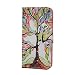 Produktbild Samsung Galaxy S6 Edge Hülle Leder Drucken Ledertasche J-T House ® Samsung Galaxy S6 Edge Cover Case PU Leder Schmetterling Blumen Mit Magnetverschluss Buch-Art Standfunktion Kartenschlitz Schutzhülle Handyhülle Handycover Für Apple Samsung Galaxy S6 Edge