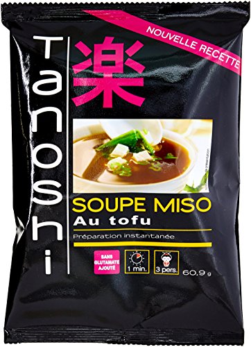 Tanoshi Soupe Miso Tofu 60,9g - Lot de 5