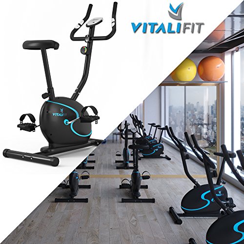 VitaliFit Heimtrainer Ergometer Fahrradtrainer Fitnessbike Trimmrad Fitnessgerät - 2