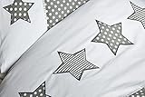 Baby Bettwäsche Bezug Kopfkissenbezug 40×60 cm STAR - 2