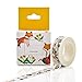 Produktbild Washi Tape, hinmay 15 mm * 10 m DIY Papier-Paket, selbstklebend Motiv Fuchs, Masking Tape, für Scrapbooking. Free Size 1