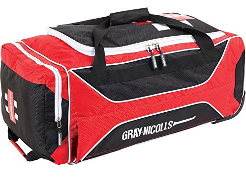 Gray Nicolls GN300 Wheeled Cricket Bag (Red/Black)