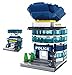 Produktbild ARUNDEL SERVICES EU Mini Figuren Polizeistation Stadt Architektur Mini Straße Mini-Dorf Bausteine Bausteine Lego kompatibel Stadt, Dorf Minifigur