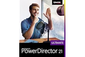 CyberLink PowerDirector 21 Ultimate / Pro-Level and Easy-to-Use Video Editing Software with Thousands of Visual Effects / Slideshow Maker / Screen Recorder / Greenscreen Editor / WIN 10/11 [Download]