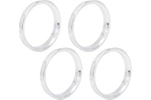 X AUTOHAUX 4pcs 73.1 to 64.1 mm Aluminium Alloy Car Hub Centric Rings