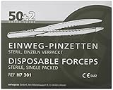EP7301 Disp Clear Sterile Plastic Forceps (Pack of 50)