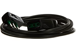 VIMAR 0P32386 Cordone prolungatore lineare 3 metri, cavo 3G1, spina piatta (grande) SPA17, presa SICURY 16 A 250 V~ IT P17/11, nero, 3m