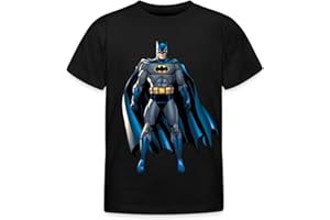 Spreadshirt Batman Superhero Pose Cape Kids' T-Shirt