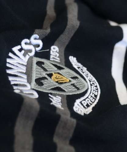 Guinness Official Merchandise Herren Poloshirts Poloshirt Multicolore - Black/Grey/White