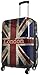Produktbild Hartschalenkoffer Koffer XL Union Jack London England Flagge Packvolumen 94L Hartschale Reise Trolley + 20% Erweiterbar mit Dehnfalte