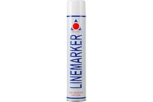 Aerosol Solutions Line Marker, Grass and Road Spray Paint, White, 750 ml (Pack of 1)