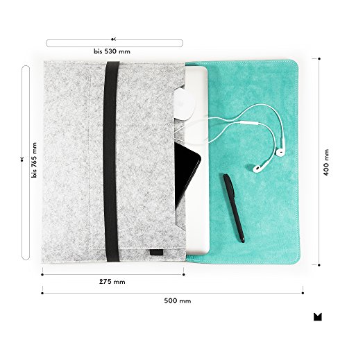 FORMGUT   MacBook Pro Tasche Filz 15 4 Zoll    Laptoptasche  Laptop Sleeve  Notebook H  lle  Businesstasche  Computertasche farbig  umweltfreundliche 