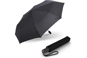 Knirps Regenschirm I.200 Medium Duomatic in verschiedenen Farben mit Schirmtasche I kleiner Taschenschirm mit Drucktaste I Regenschirm automatisch & kompakt I Taschenregenschirm leicht & sturmfest