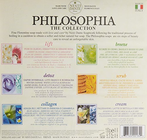 NESTI DANTE Philosophia Collection, Soap 6 x 150 g