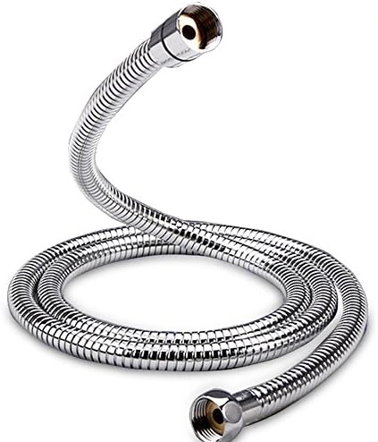 Labkiss 2m Anti-Explosion Leakproof Anti-Kink Flexible Stainless Steel Shower Hose With Solid Brass Connector(6.5Ft)(78.7Inch)