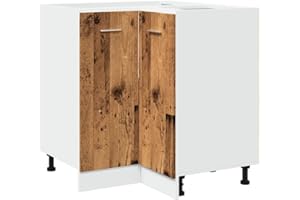 vidaXL Armario de Cocina Lyon de Madera Vieja, 75,5 x 75,5 x 81,5 cm, Madera de ingeniería,