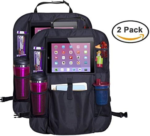 Car seat back Organiser Wool Felt Seat Back Protector Seat Phone Bottle Holder, Tissue Box, toys