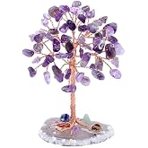Valkyrie Ametist &ldquo;Yaşam Ağacı&rdquo; Kristal Bonsai &ndash; Doğal Taş Dekor | El Yapımı Tel Ağa&ccedil; Meditasyon &amp; Ofis Masa&uuml;st&uuml; S&uuml;s
